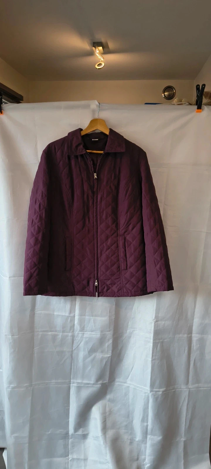 Casaco acolchoado Bordeaux | Tamanho 40 | Leve e elegante | Perfeito para primavera/outono |#296 – photo 5